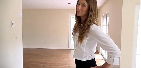  Hot property manager seduces her boss in an empty house